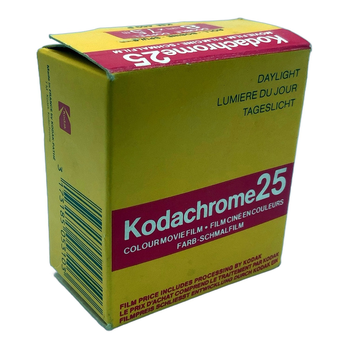 Kodak Kodachrome 25 Filmkassette Doppel 8mm MHD 08/1992 Farb-Schmalfilm KM459P