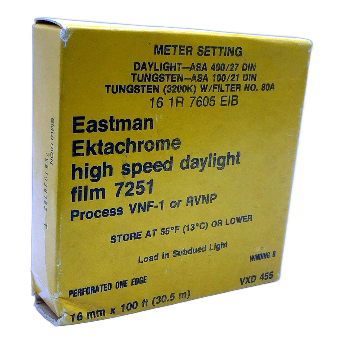 Kodak Eastman Ektachrome High Speed Daylight Film 7251 16mm