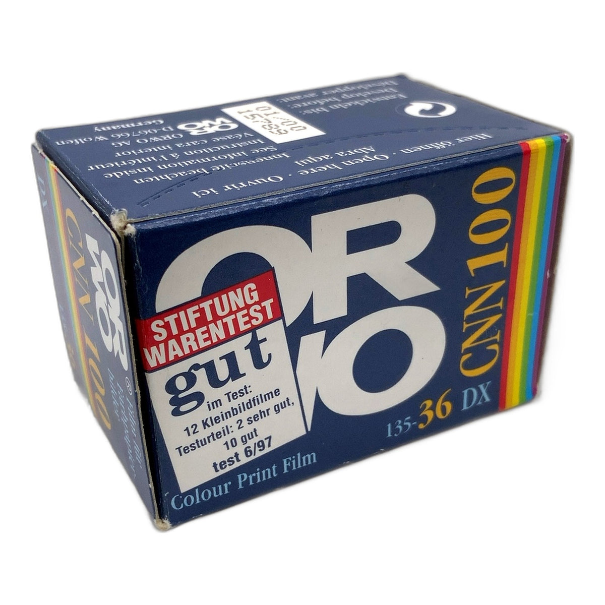 ORWO CNN 100 Filmkassette 35mm-135 MHD 01/2000 für Farbbilder Filmpatrone