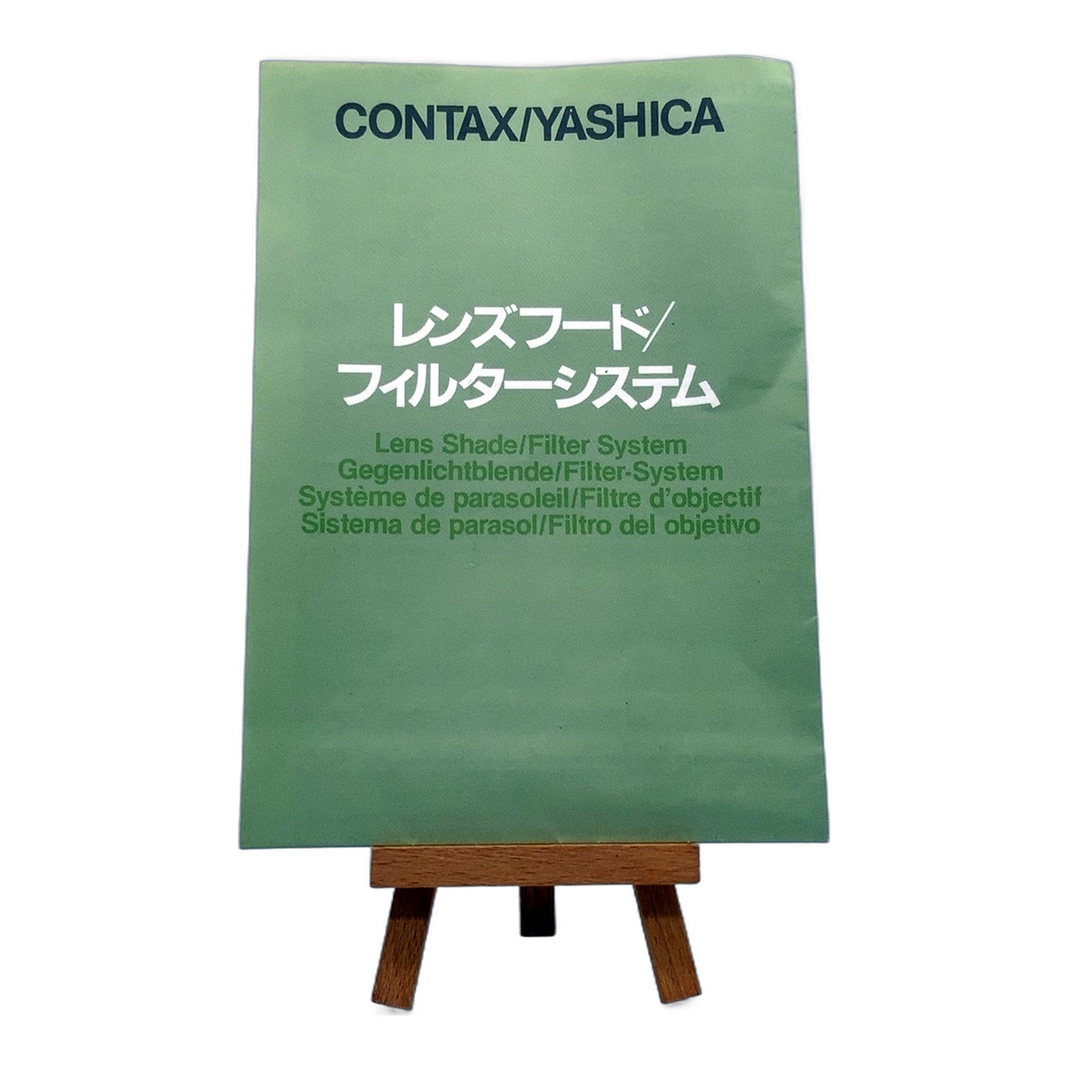 Contax/Yashica Gegenlichtblende/Filter System Infoheft Informationsheft Deutsch