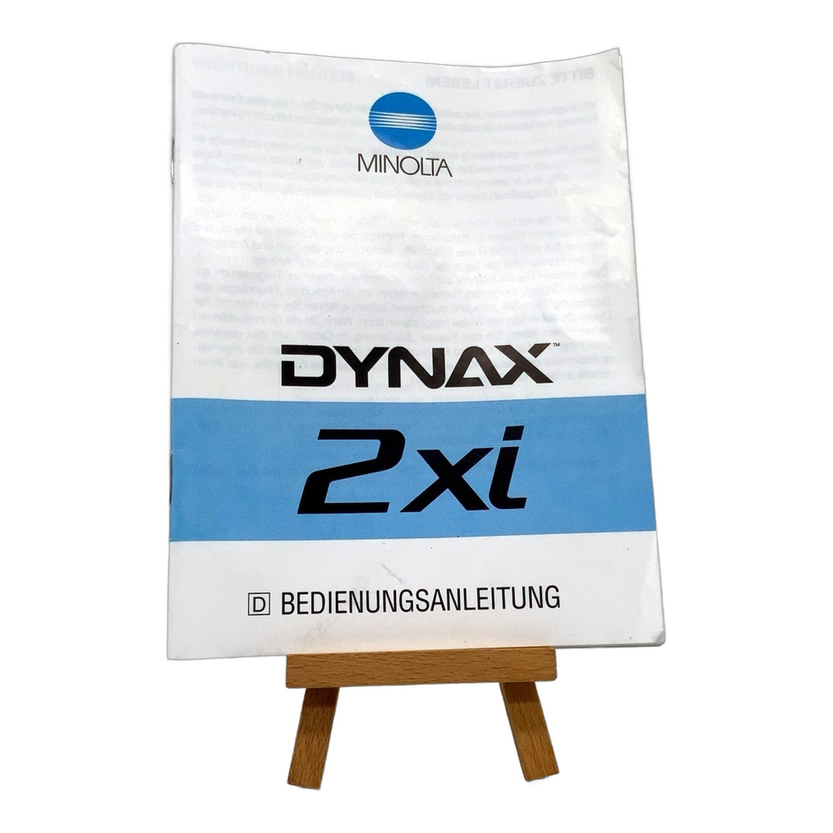 Minolta Dynax 2xi Bedienungsanleitung User Manual Handbuch Deutsch