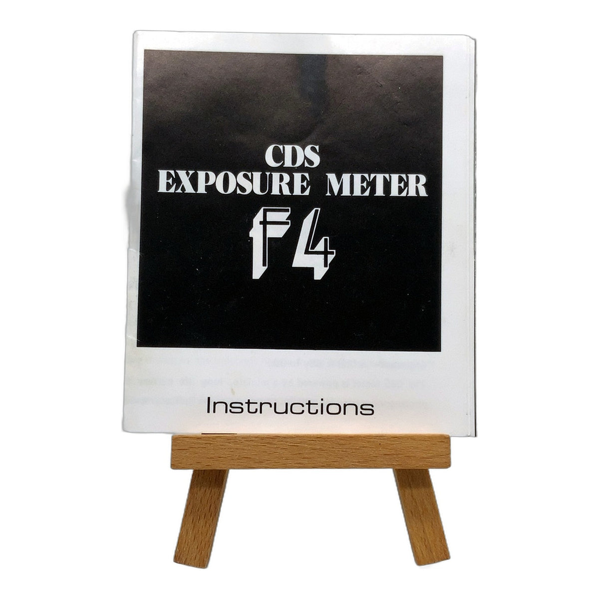CDS Exposure Meter F4 Bedienungsanleitung User Manual Handbuch Englisch