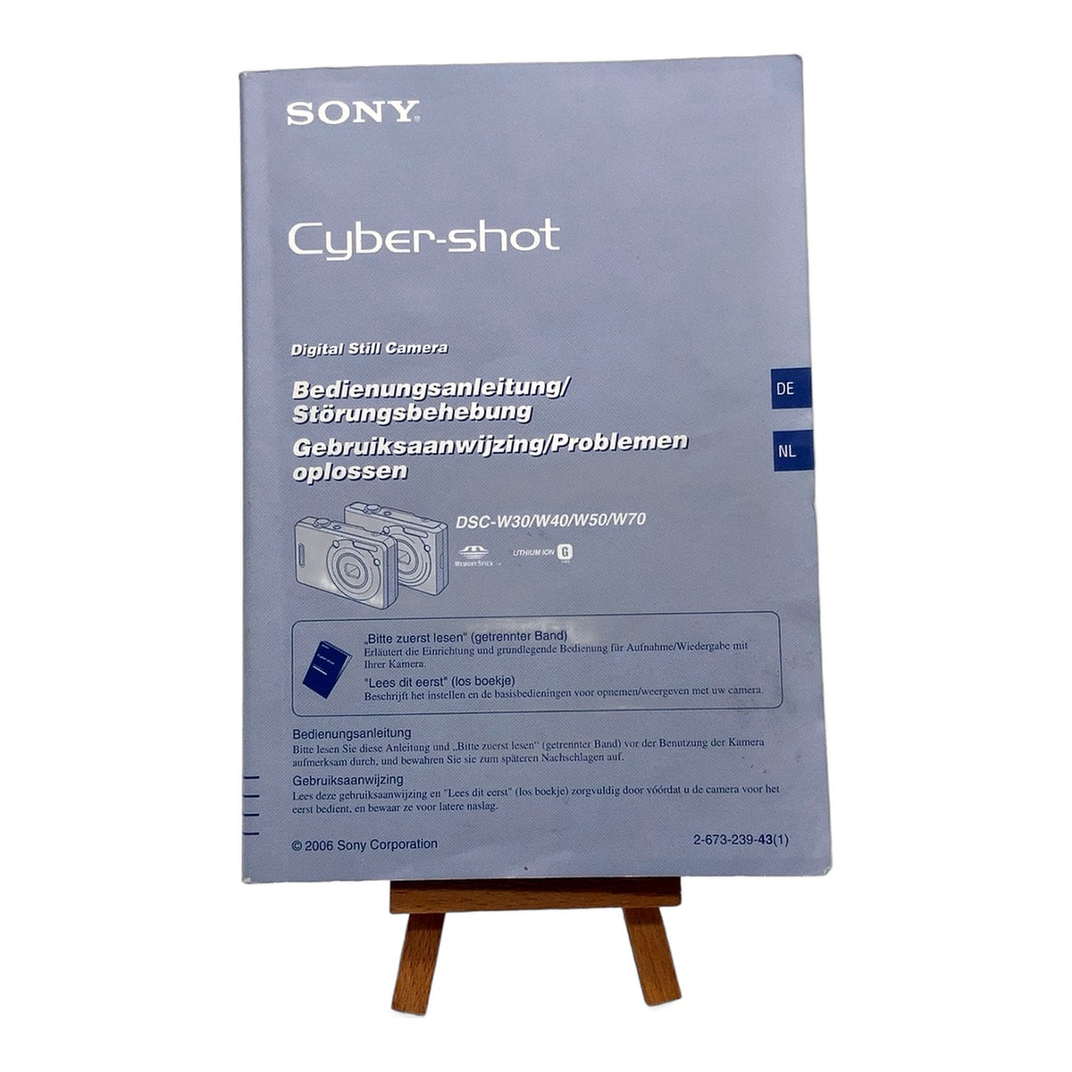 Sony Cybershot DSC-W30/W40/W50/W70 Bedienungsanleitung Handbuch Deutsch