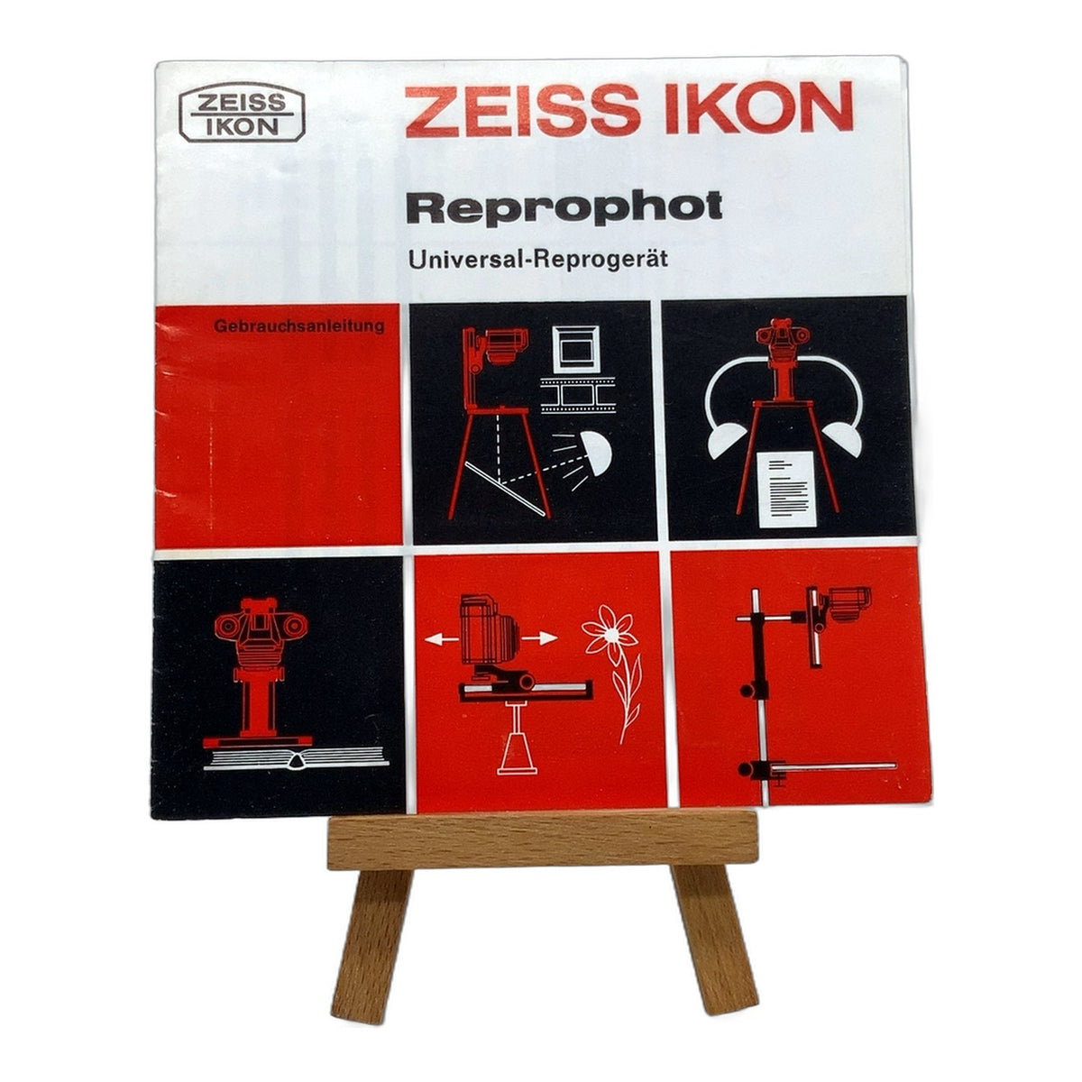 Zeiss Ikon Reprophot Universal Reprogerät Bedienungsanleitung Handbuch Deutsch