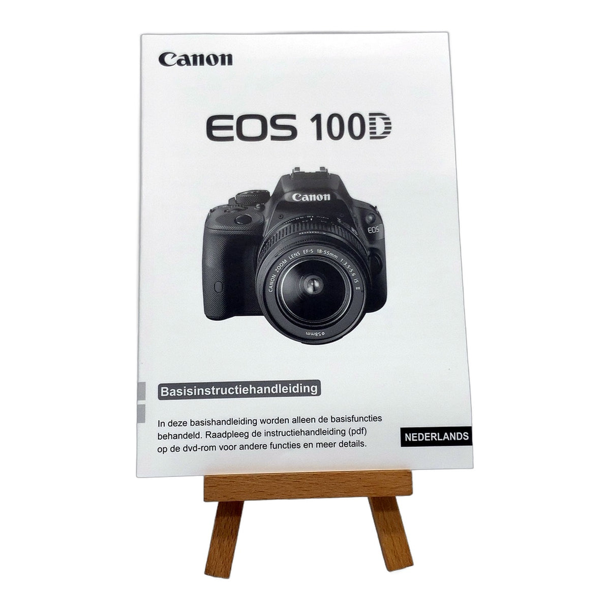 Canon EOS 100D Bedienungsanleitung User Manual Handbuch Niederländisch