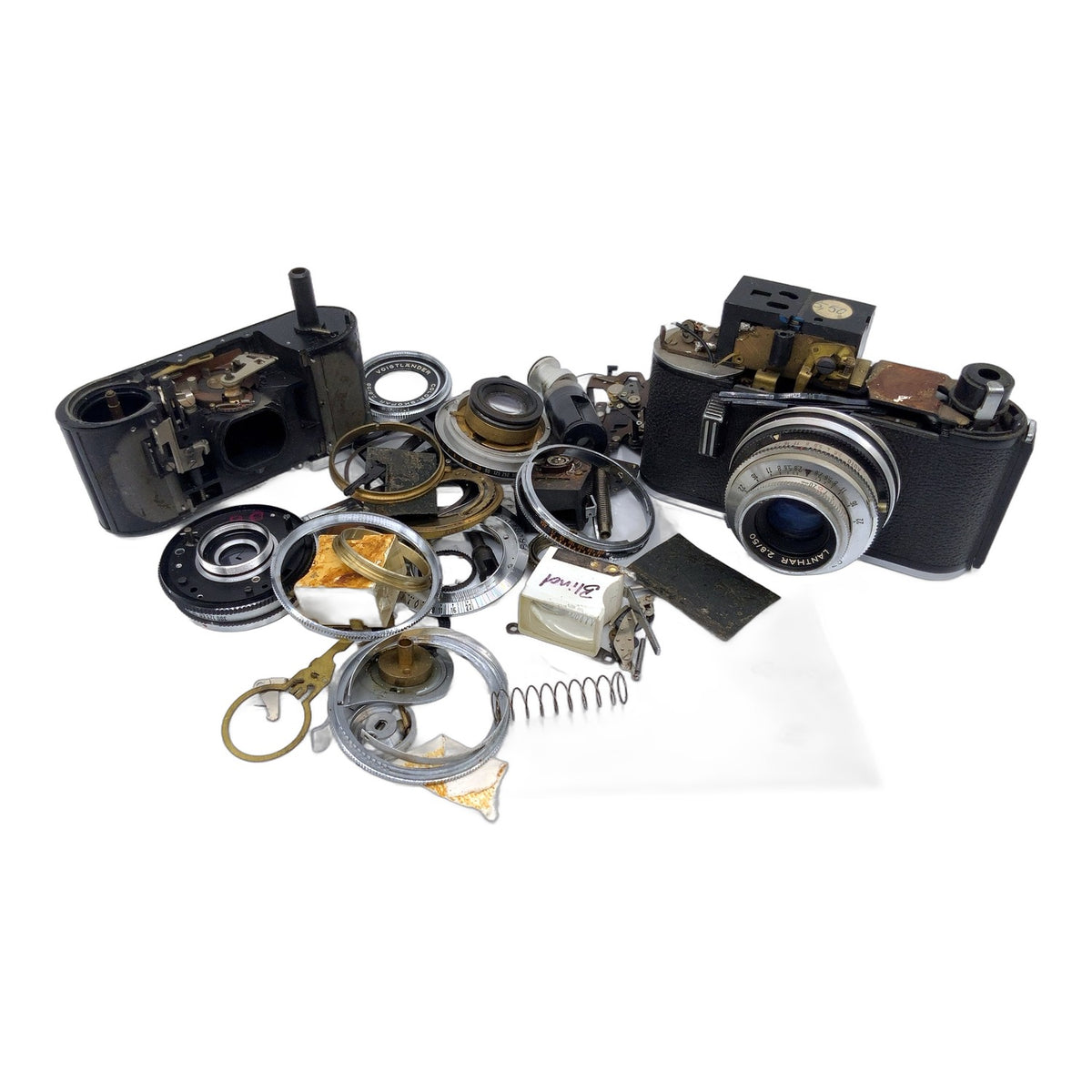 Voigtländer Vitomatic II CS Messsucherkamera mit 2,8/50mm Prontor-Matic 125