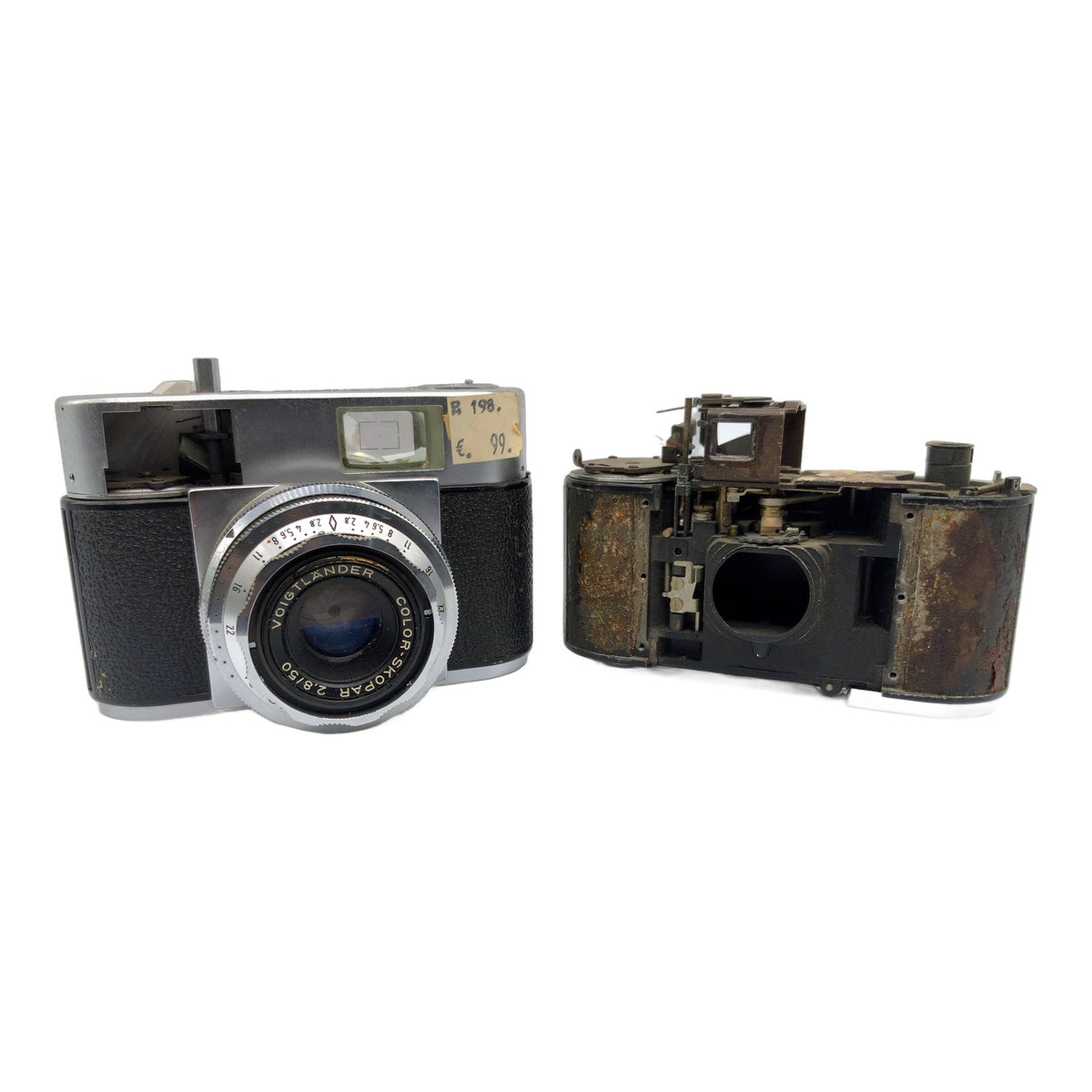 Voigtländer Vitomatic Ia Sucherkamera mit Color Skopar 2.8/50 Viewfinder Camera