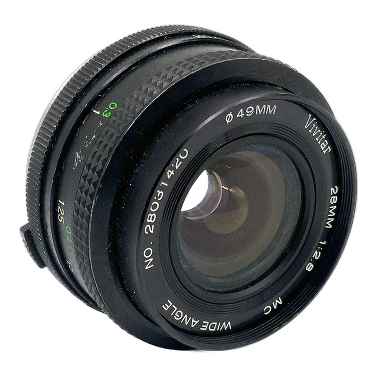Vivitar MC Wide Angle 28mm 1:2.8 Objektiv Festbrennweite (Olympus OM) Pilz!