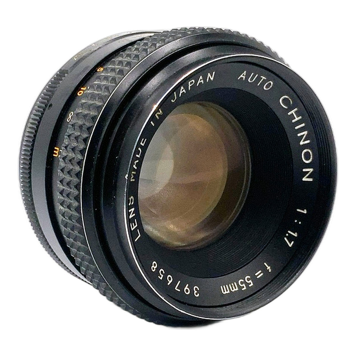 Chinon Auto 55mm 1:1.7 Objektiv Manual Focus manuell Festbrennweite (M42) Nebel!