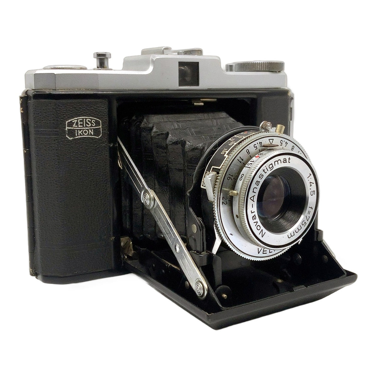 Zeiss Ikon Nettar 518/16 folding camera with Novar Anastigmat 1:4.5 75mm Velio