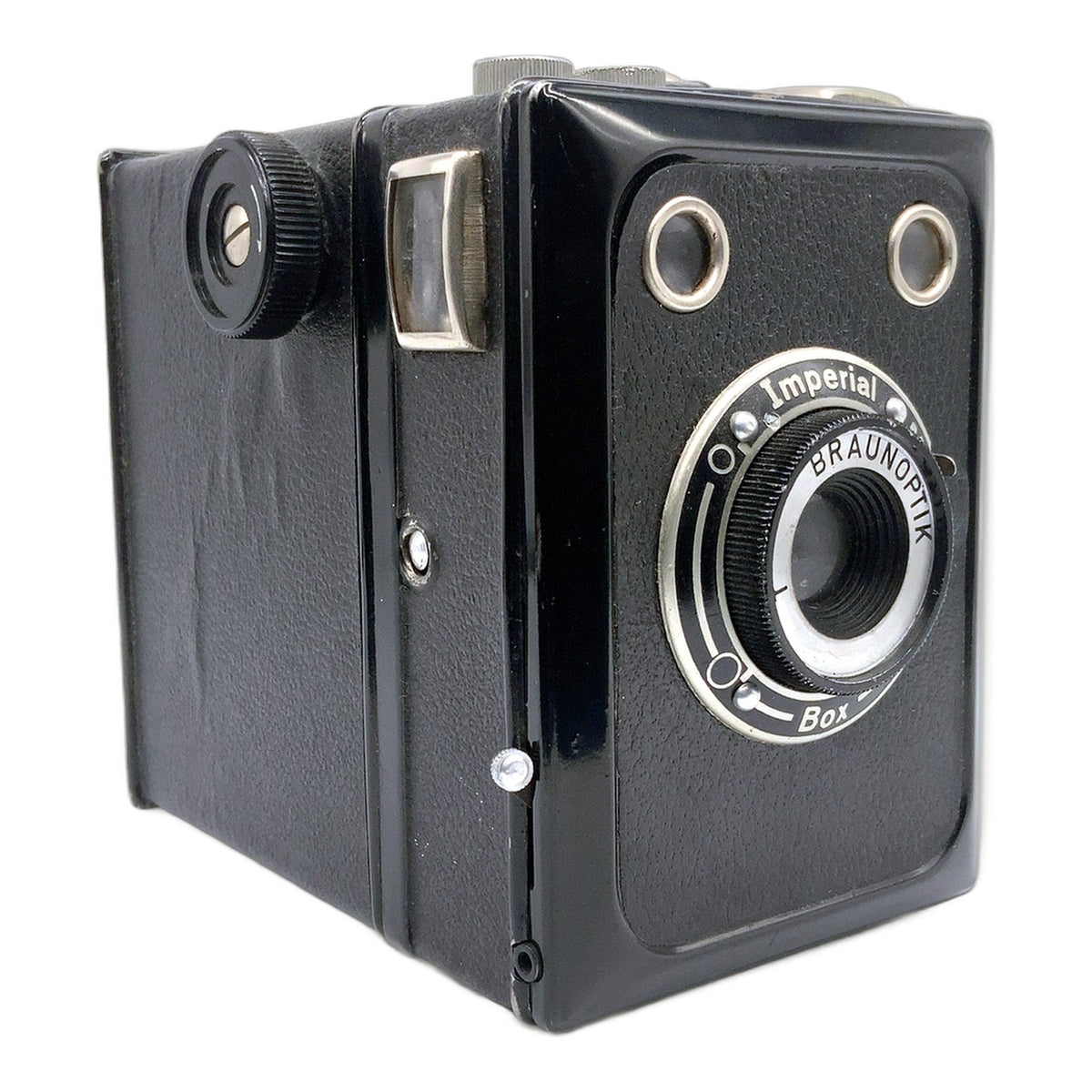 Imperial Box Boxkamera mit Braunoptik Analogkamera Box Camera Kastenkamera