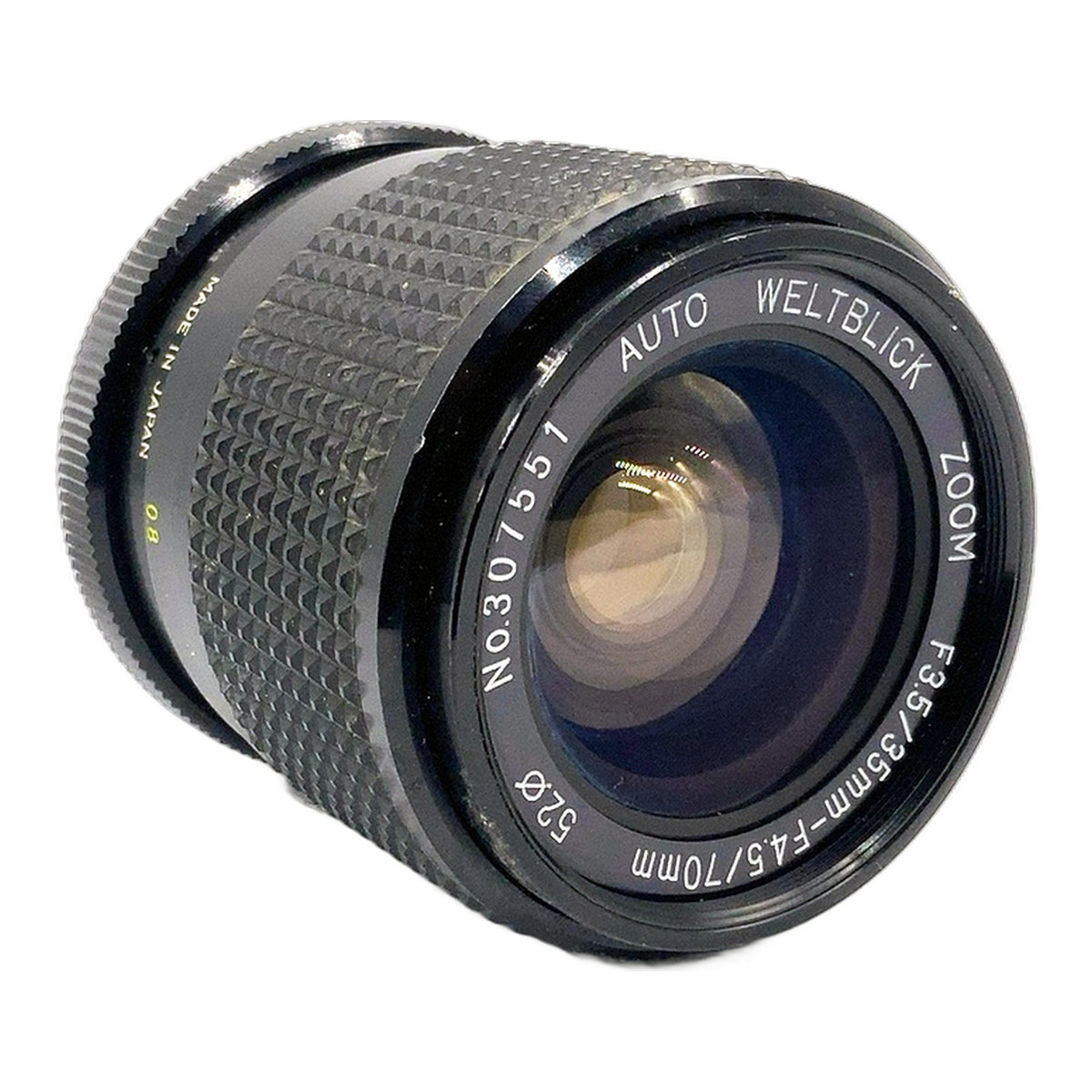Weltblick Auto Zoom 35-70mm 1:3.5-4.5 Objektiv Zoomobjektiv (Minolta MD) Nebel!
