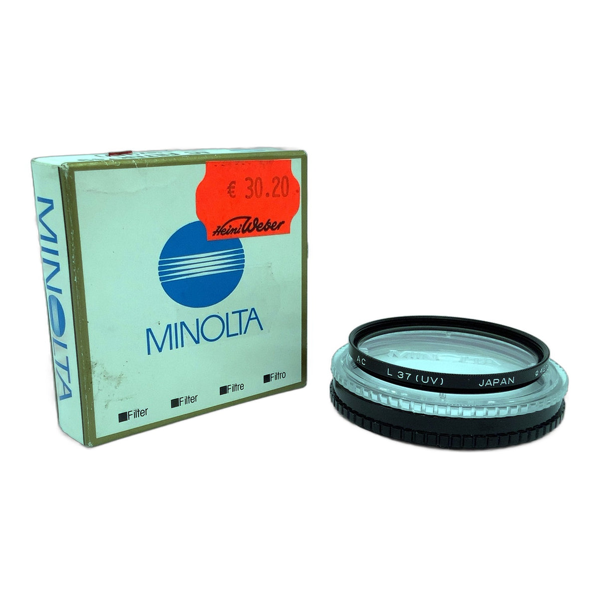 Minolta UV AC L37 (UV) in OVP Filter 49mm Kreisförmig Objektivfilter
