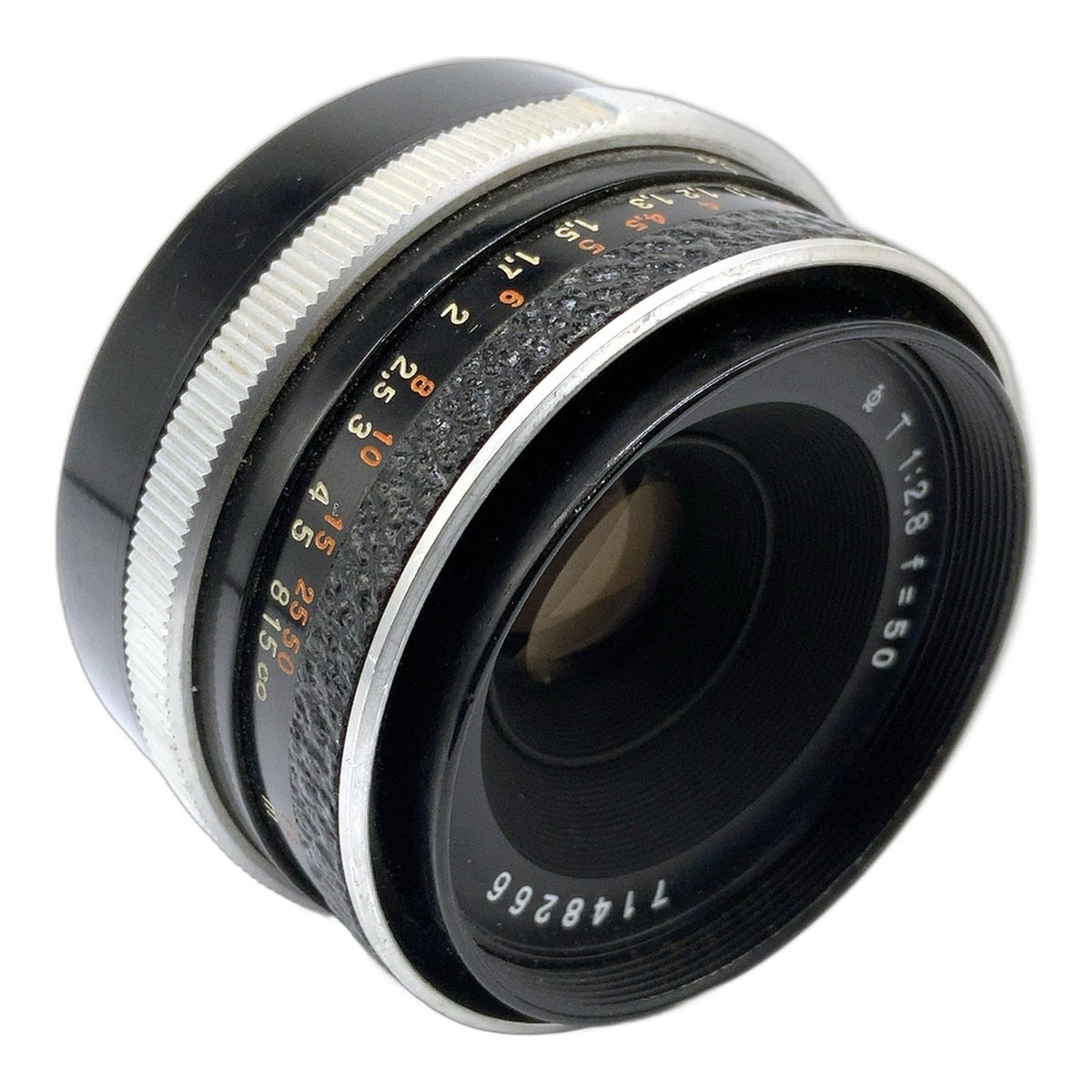 Carl Zeiss "aus Jena" Q1 Tessar 50mm 1:2.8 Objektiv (M42) Text lesen!