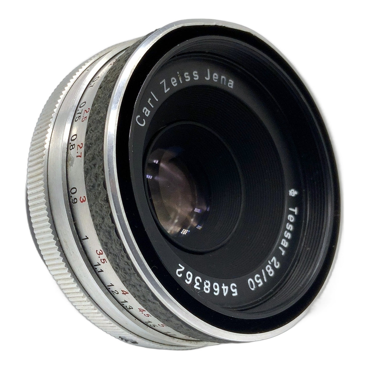 Carl Zeiss Jena Q1 Tessar 50mm 1:2.8 Objektiv manuell Festbrennweite (Praktina)