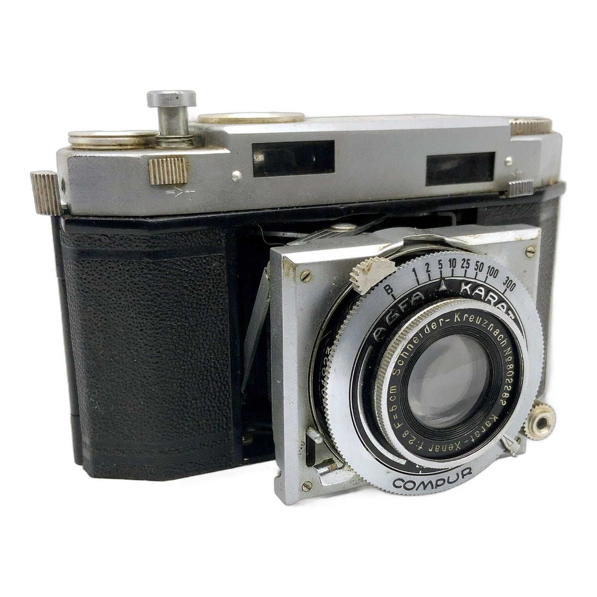Agfa Karat 12 Klappkamera mit Schneider-Kreuznach Karat-Xenar 5cm 1:2.8 Compur