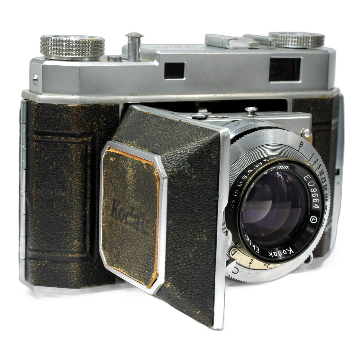 Kodak Retina II Klappkamera mit Ektar 47mm 1:2 Compur-Rapid Messsucher