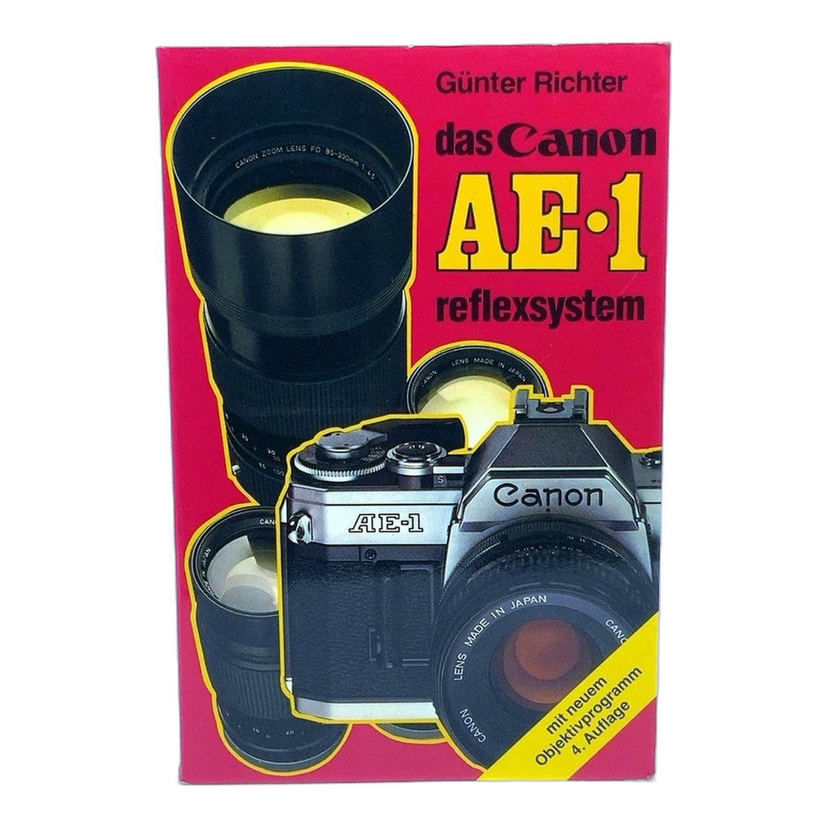 Günter Richter das Canon AE-1 reflexsystem 4. Auflage Buch Deutsch
