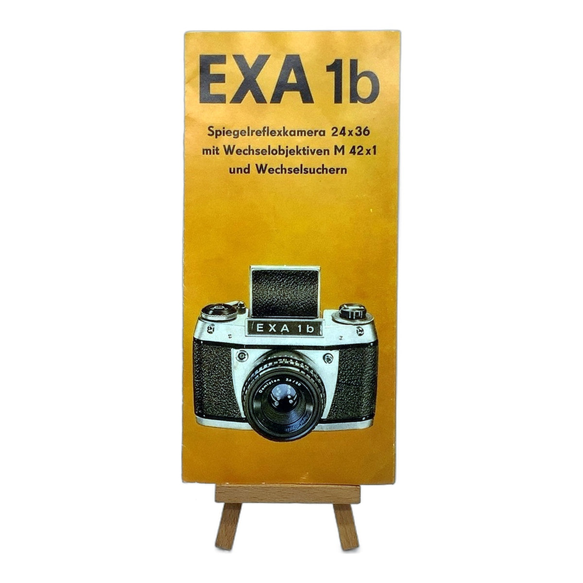 Exakta Exa 1b Broschüre Brochure Prospekt Deutsch