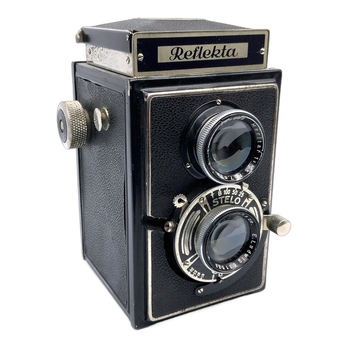 Welta Reflekta TLR mit E. Ludwig Meritar 7,5cm 1:3,5 zweiäugige Kamera