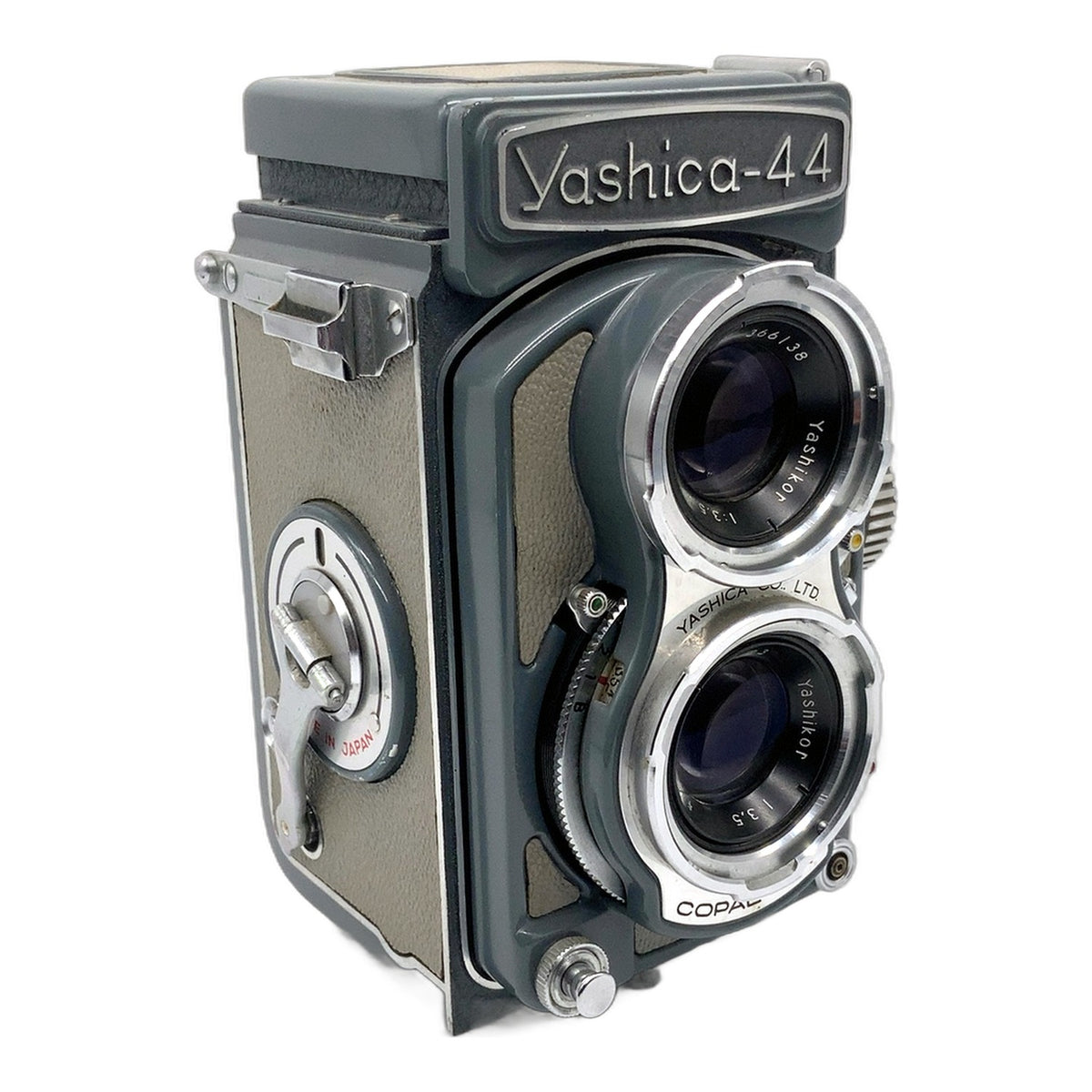 Yashica 44 TLR mit Yashicor 60mm 1:3.5 Twin Lens Reflex zweiäugige Kamera