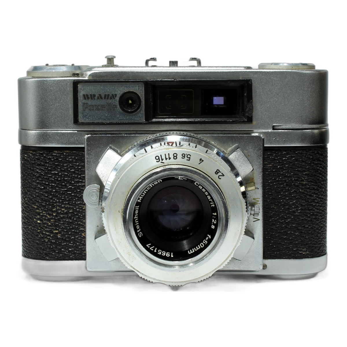 Braun Nürnberg Paxette Sucherkamera mit Cassarit 50mm 1:2.8 Viewfinder Camera