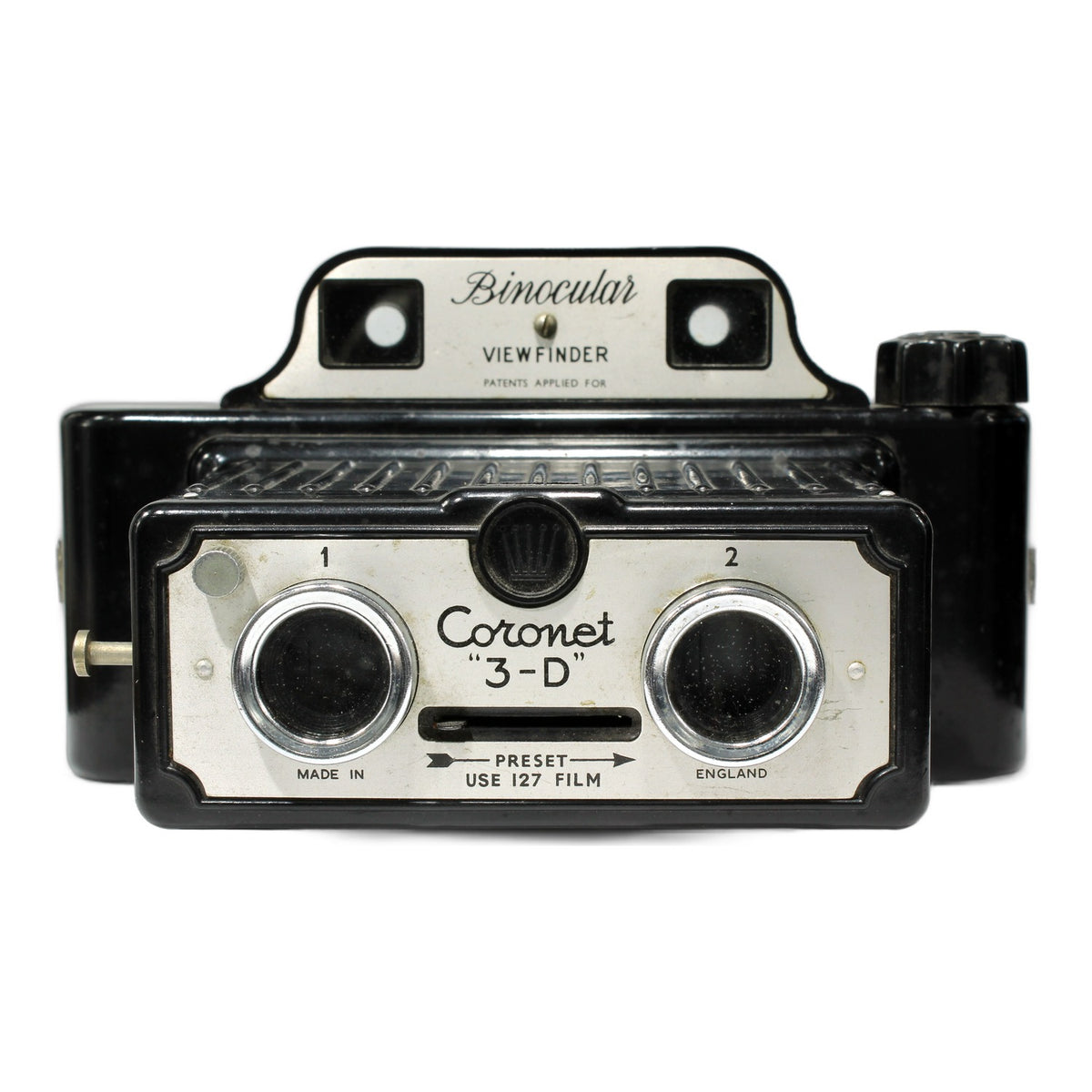 Binocular Coronet 3-D Sucherkamera Analogkamera Film Camera Viewfinder Camera