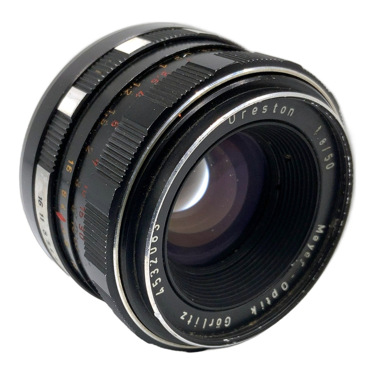 Meyer-Optik Görlitz Oreston 50mm 1:1.8 Objektiv Festbrennweite (M42) Nebel!