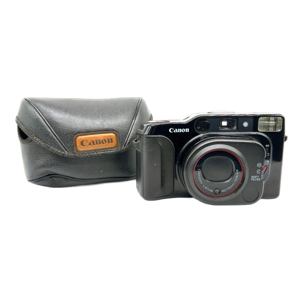Canon Top Twin Point&Shoot mit 40/70mm 1:2.8/4.9 Lens mit Tasche Kompaktkamera