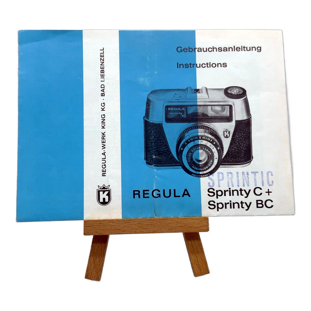 Regula Sprinty C+, Sprinty BC Bedienungsanleitung User Manual Handbuch Deutsch
