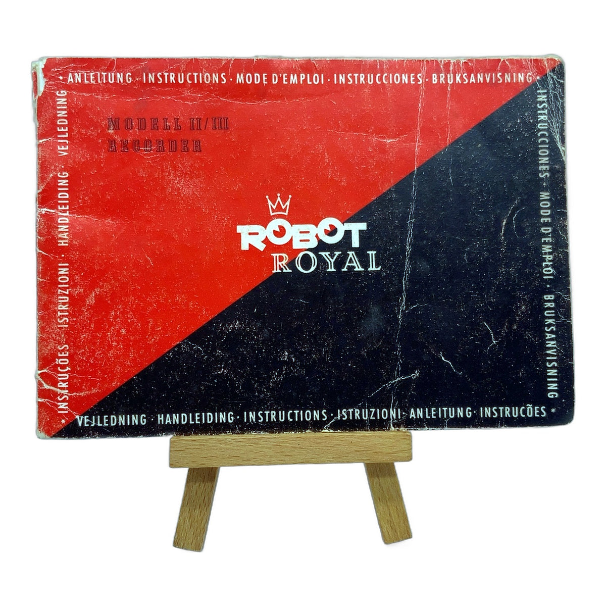 Robot Royal Modell II/III Recorder Bedienungsanleitung Handbuch Deutsch