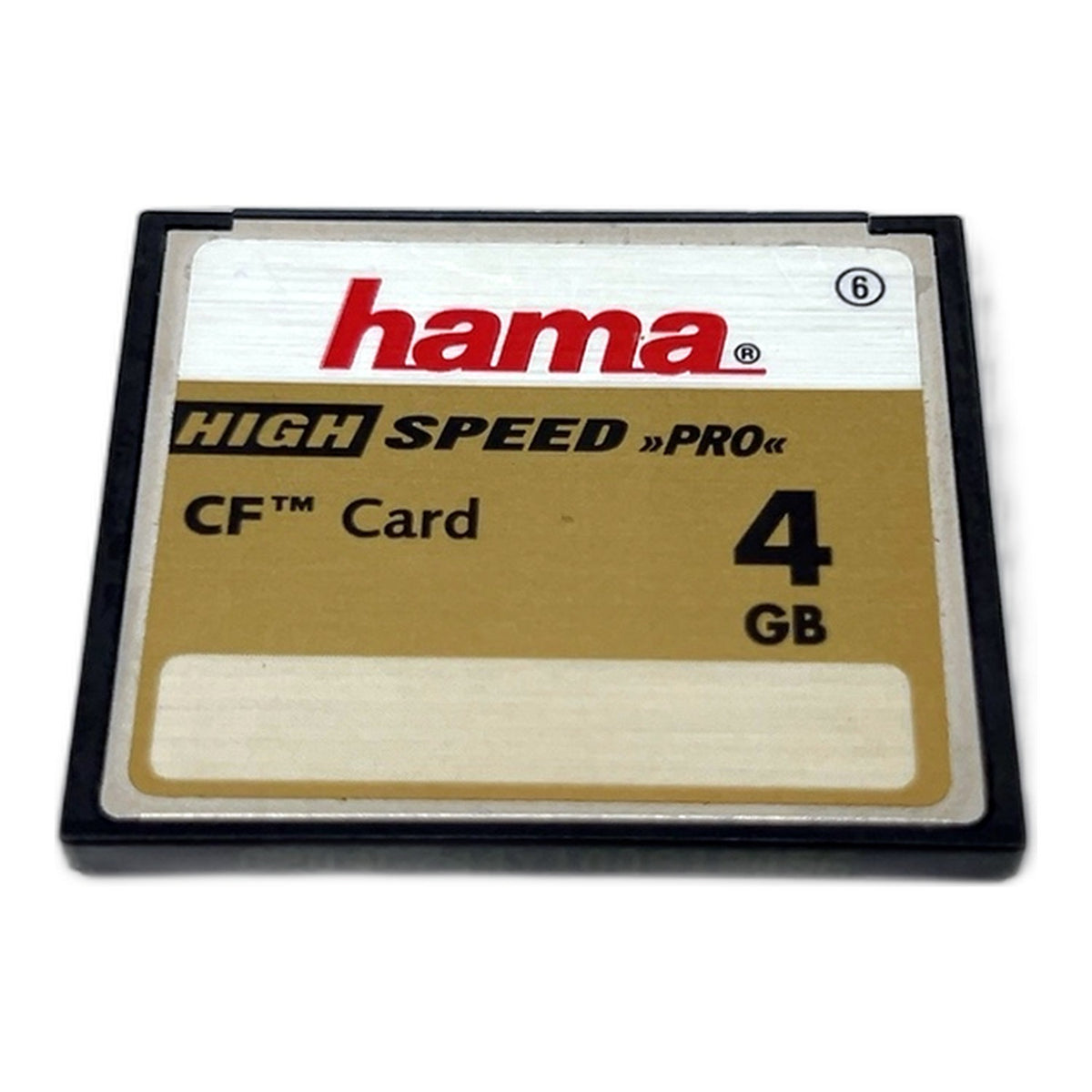 Hama Compact Flash Card High Speed Pro 4GB Speicherkarte CF memory card