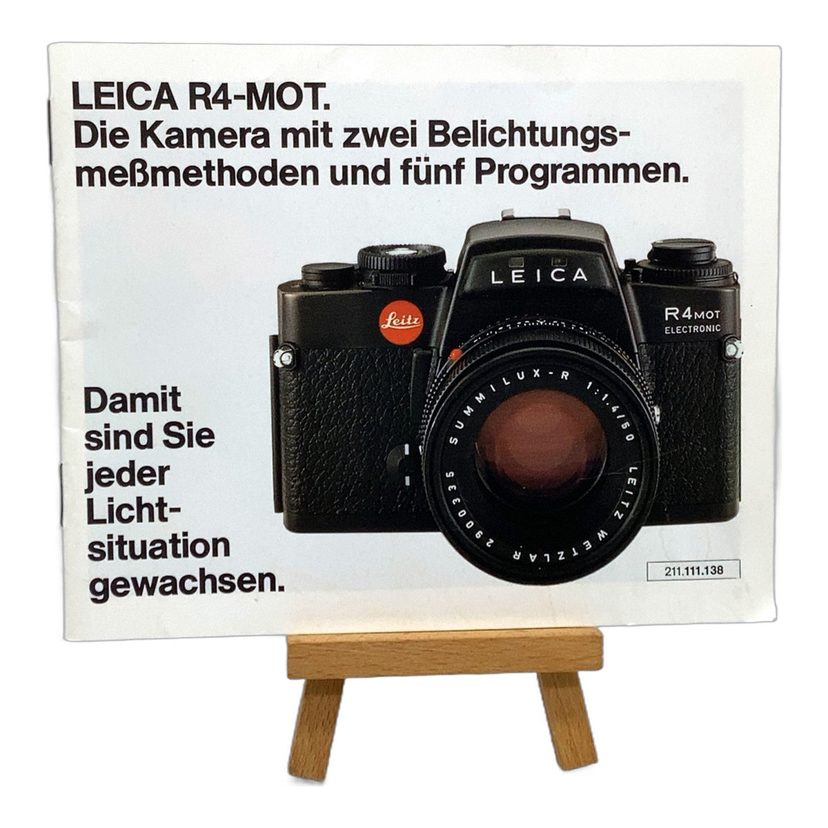 Leica R4-MOT Infoblatt