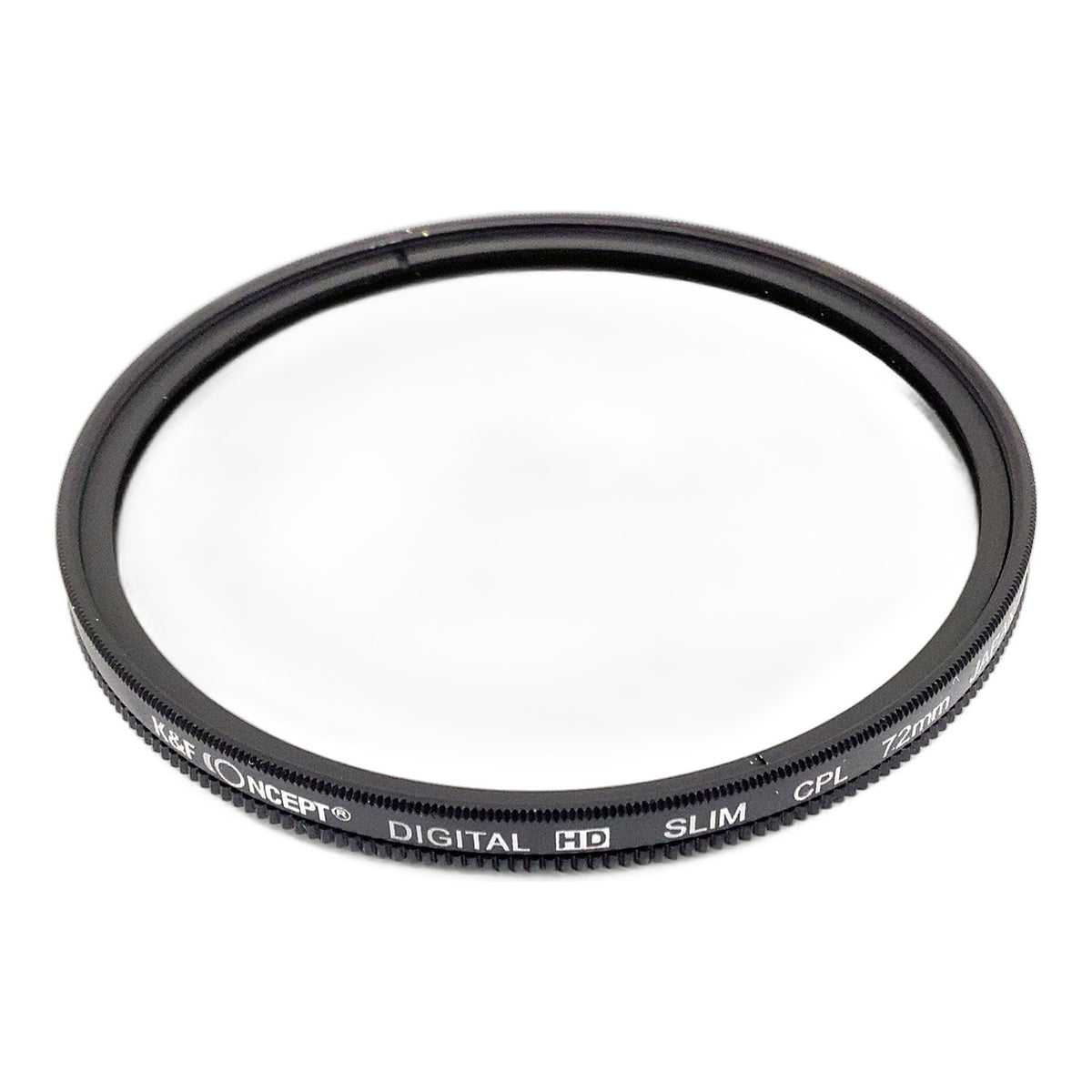 K&F Concept Polfilter Digital HD Slim CPL Optics Filter 72mm Kreisförmig