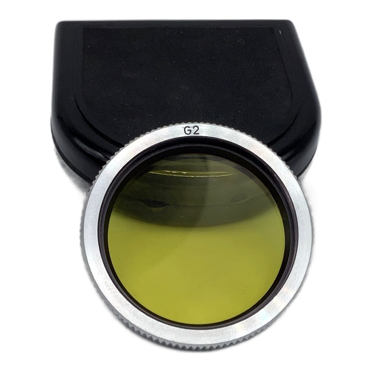 Carl Zeiss Jena Farbfilter gelb-grün/green-yellow G2 mit Etui Filter 30,5mm