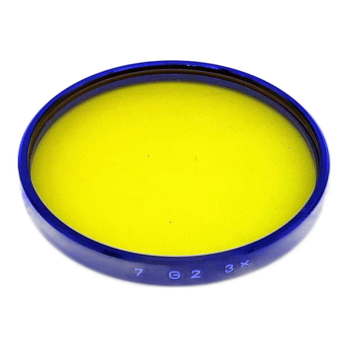 Zeiss Ikon Farbfilter gelb/yellow G2 3x Filter Einlegefilter Serie 7 Kreisförmig