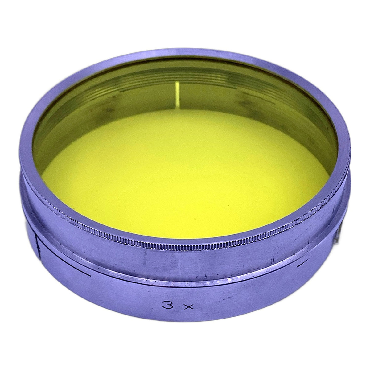 Farbfilter gelb/yellow 3x Slip On Filter 65mm Steckfilter Kreisförmig
