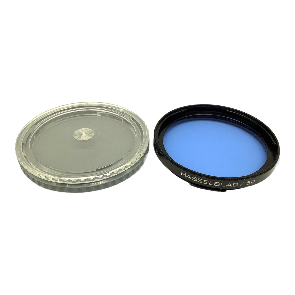 Hasselblad Farbkorrekturfilter blau/blue 2x CB 6 -1 in Box Filter Bajonett 50
