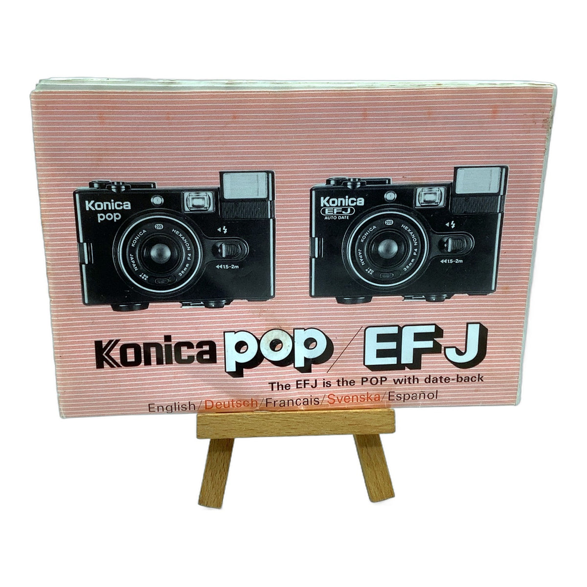 Konica Pop/EF J Bedienungsanleitung User Manual Handbuch Deutsch