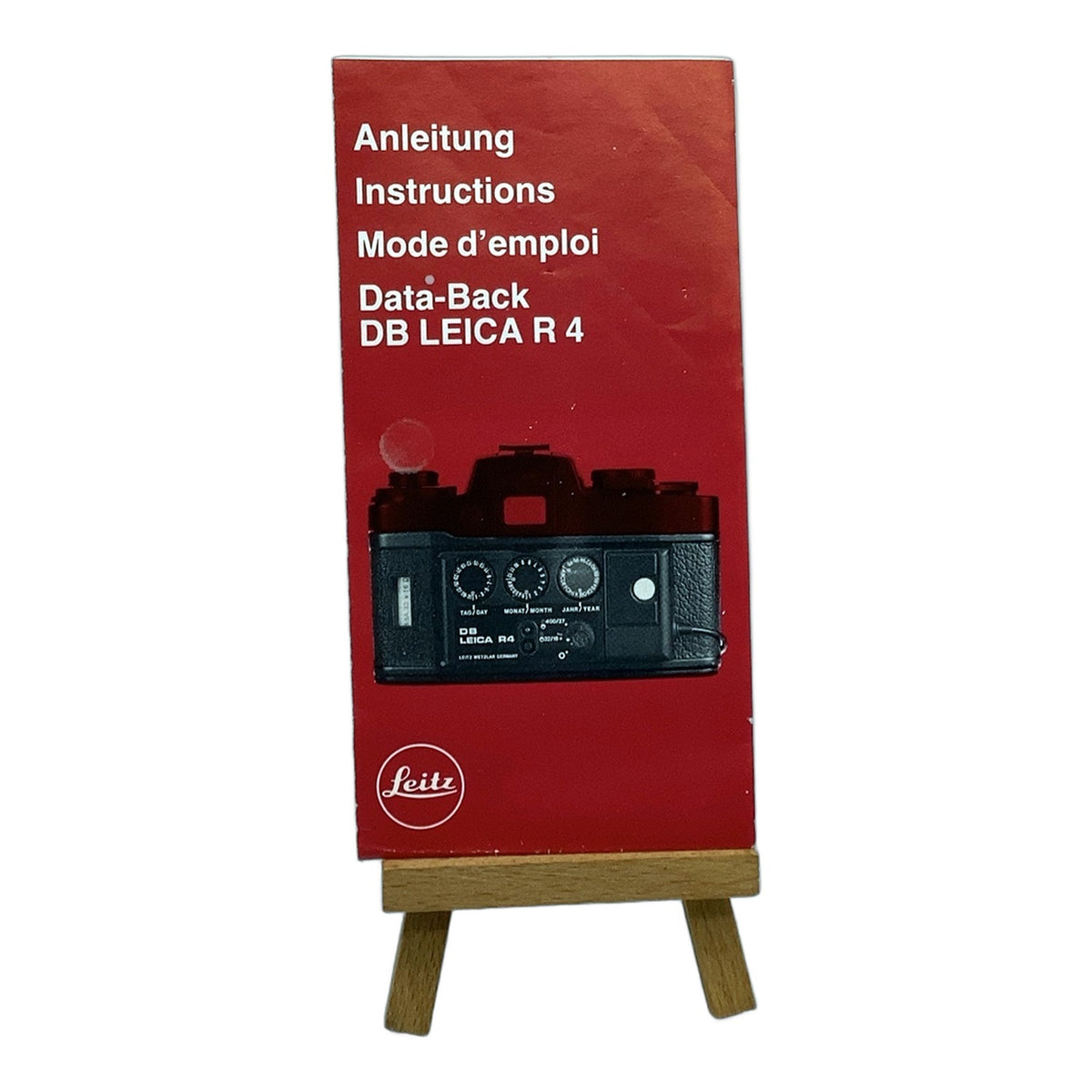Leica Data-Back R4 zur Leica R4 Bedienungsanleitung Deutsch