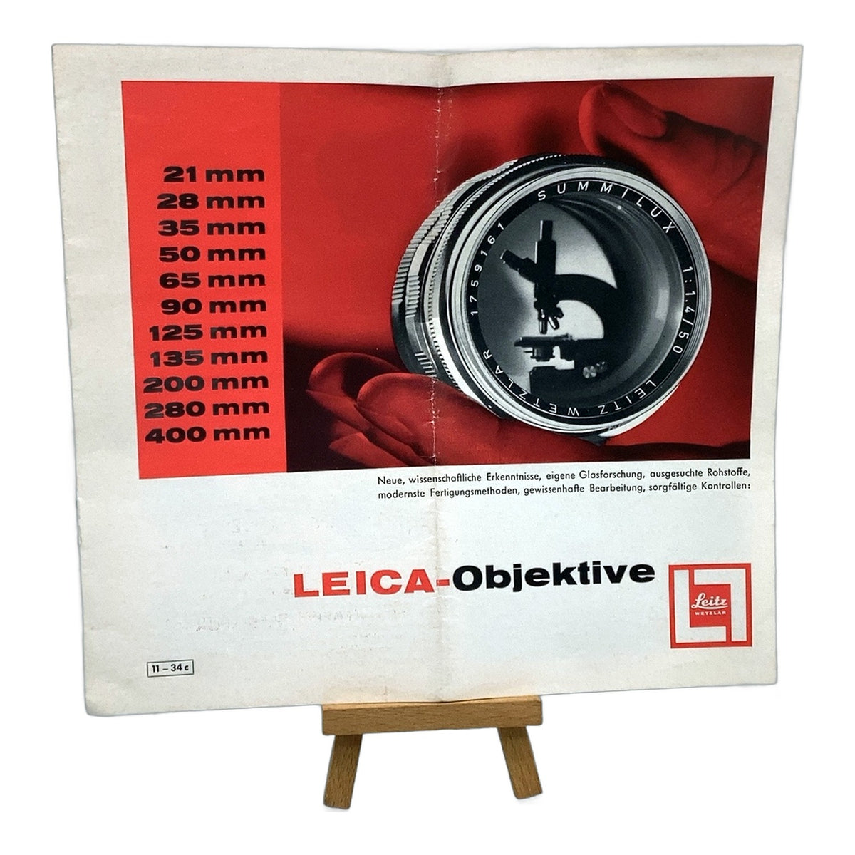 Leica Objektive Broschüre Deutsch