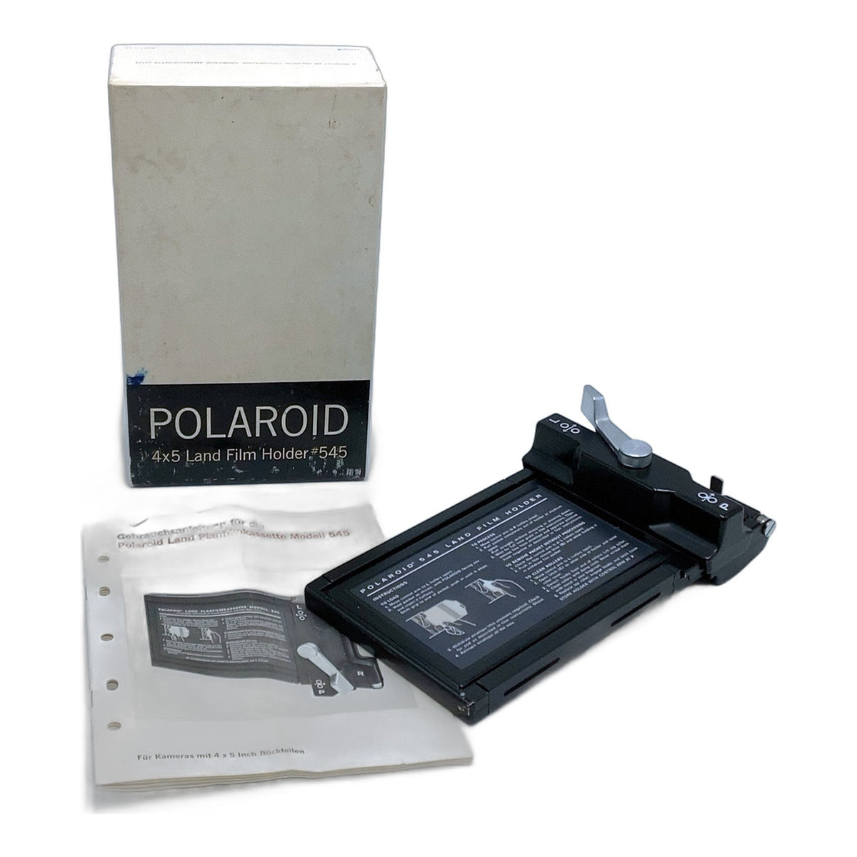 Polaroid Magazin Planfilmkassette 545 4x5 in OVP
