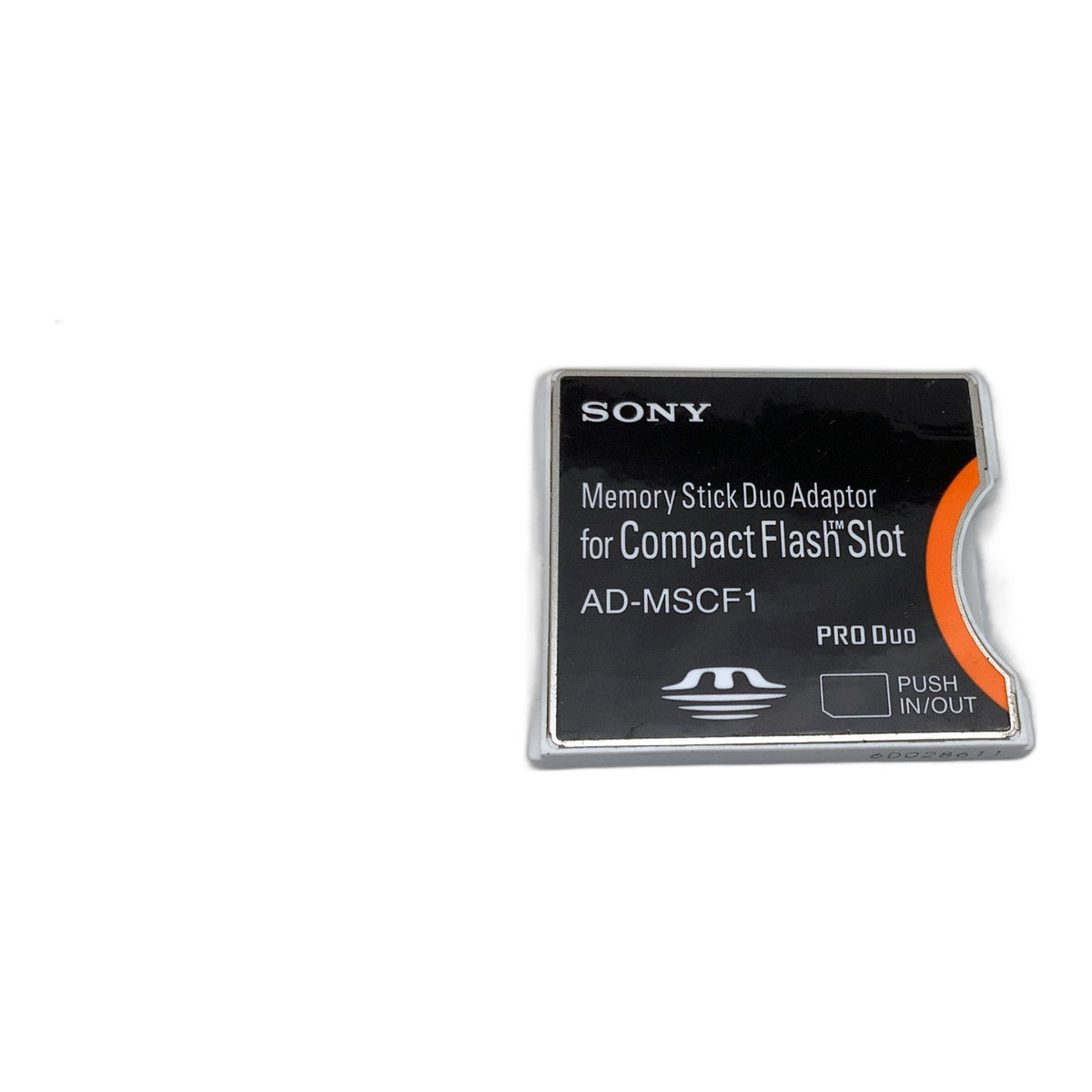 Sony AD-MSCF1 Adapter Memory Stick Duo Adapter für Compact Flash Slot Pro Duo
