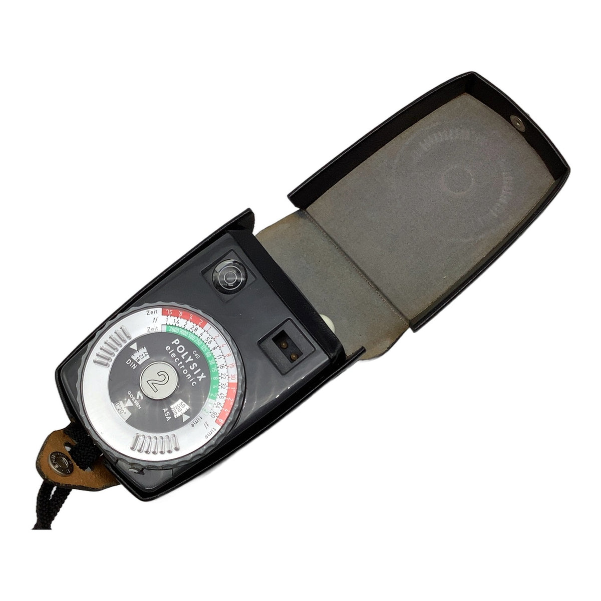 Gossen Polysix electronic CdS exposure meter with case light meter