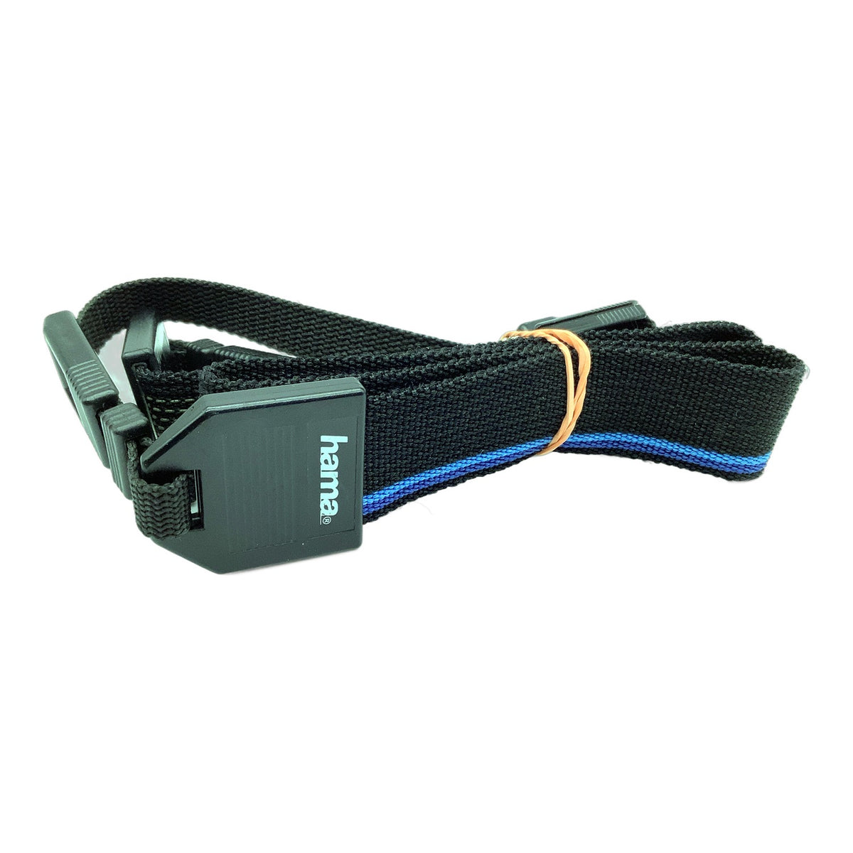 Hama Gurt Schwarz/blau 28mm breit Kameragurt Neck Strap