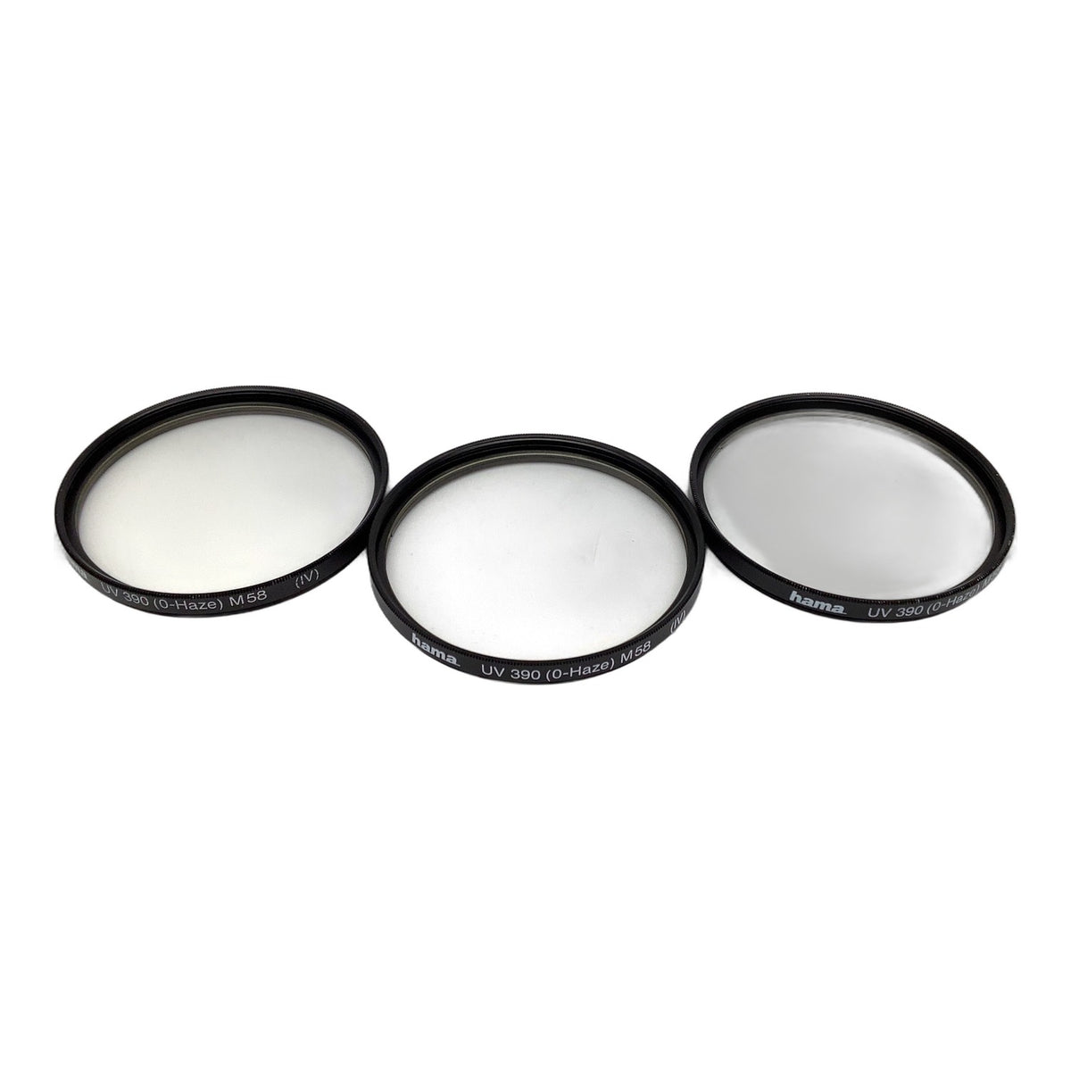 Hama UV 390 (0-Haze) (IV) Filter 58mm Kreisförmig Filtergewinde M58 3 Stück