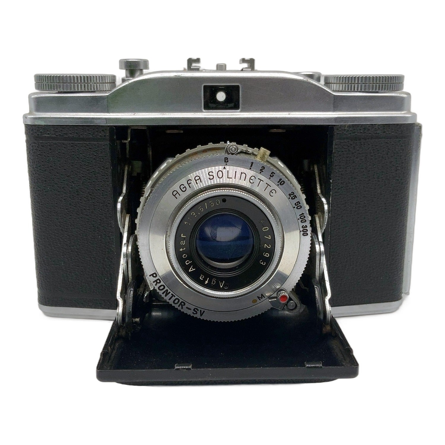 Agfa Solinette Klappkamera mit Apotar 50mm 1:3.5 Prontor-SV Analogkamera