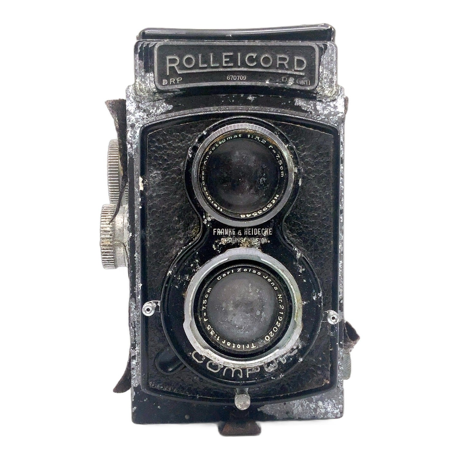 Rollei F&H Rolleicord II TLR mit Carl Zeiss Triotar 1:3.5 f=7,5cm Compur