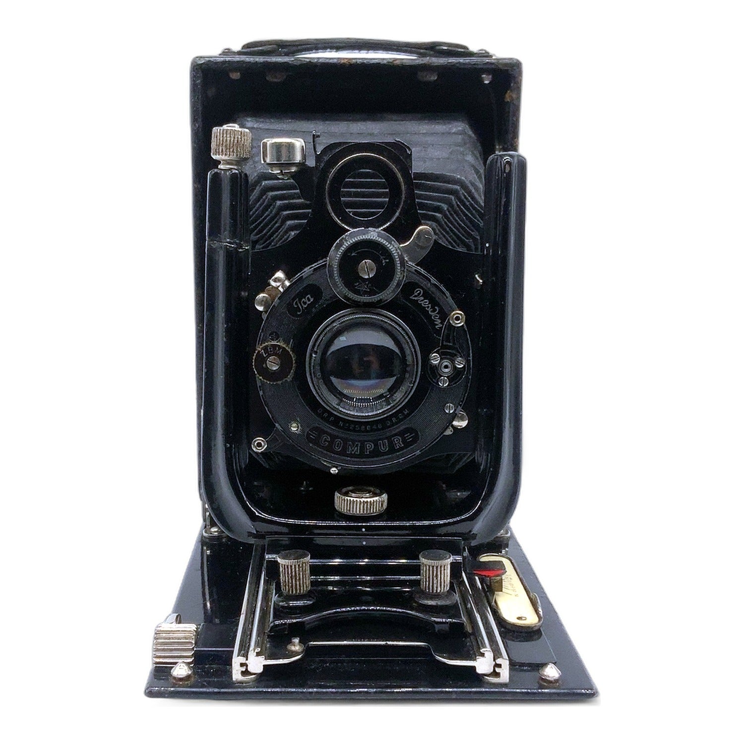 Ica Dresden Trona 210 Plattenkamera Compur Analog Camera Plate Camera