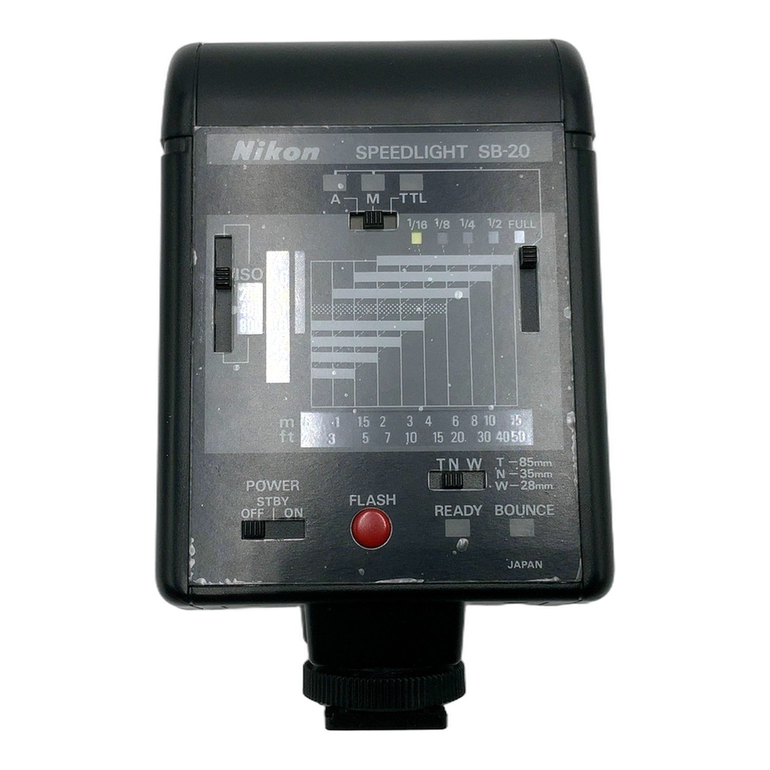 Nikon Speedlight SB-20 Blitzgerät mit Tasche SS-20 Camera Flash Kamerablitz